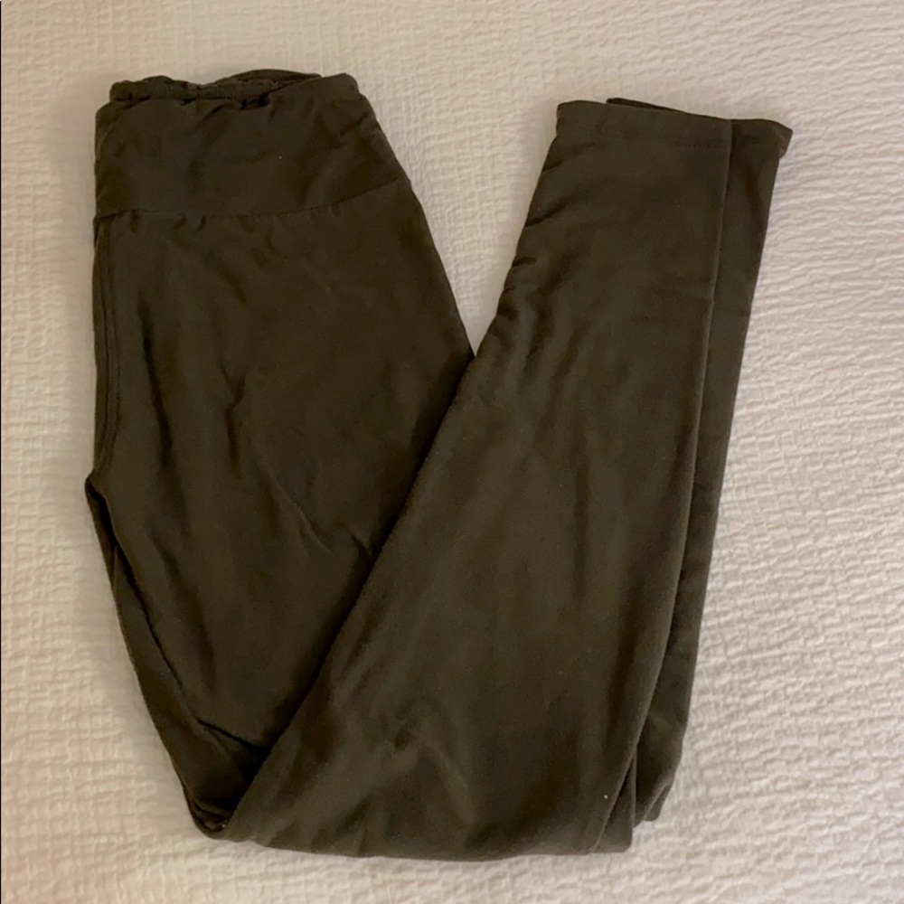 Lularoe army green OS leggings